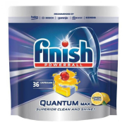 Finish tablety do umývačky riadu Quantum Max (36 ks) Lemon