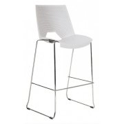 Barová stolička STRIKE 2130, biela