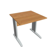 Pracovný stôl Cross, 80x75,5x80 cm, jelša/kov