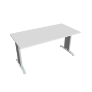 Rokovací stôl Flex, 160x75,5x80 cm, biely/kov