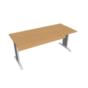Rokovací stôl Cross, 180x75,5x80 cm, buk/kov