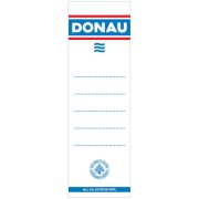 Štítok chrbtový násuvný pre zakladače 48x153mm biely