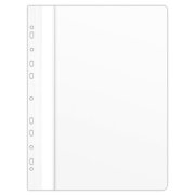 Rýchloviazač PVC s eurodierovaním DONAU lesklý biely