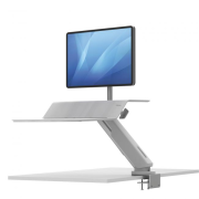 Polohovateľný stojan Sit-Stand Lotus RT pre 1 monitor biely