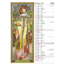 Nástenný kalendár Alfons Mucha 24 x 33 cm 2026