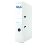 Zakladač pákový DONAU Premium-S, kartón/PP, A4/75 mm, biely