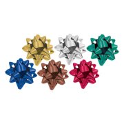 Vianočná darčeková mašľa mix farieb 80mm