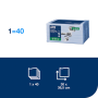 Čistiaca utierka 1-vrstv. TORK Long-Lasting modré W8, 40 ks