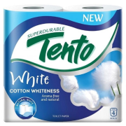 Toaletný papier TENTO  biely 2-vrstvový (4ks)