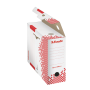 Archívny box Esselte Speedbox 100mm biely/červený