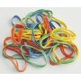 Gumičky balíkové Q-connect 50x11 mm mix farieb 100g