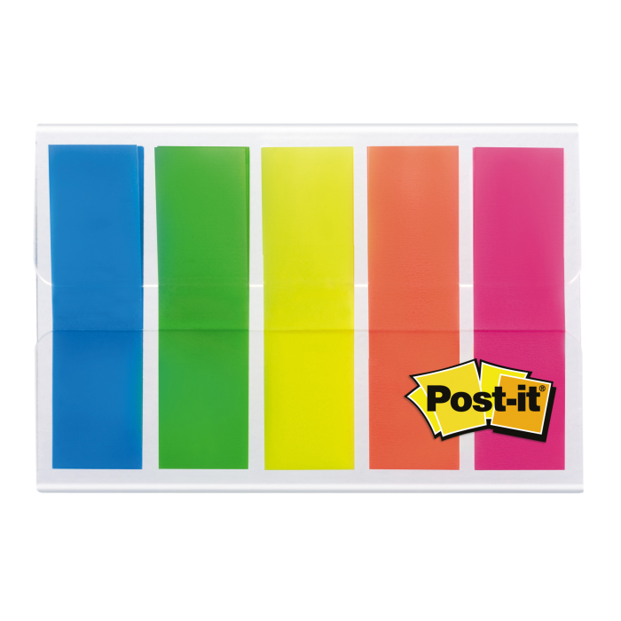 Post-it index 11,9 x 43,2 mm, 5 farieb/20 lístkov