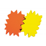 Popisovateľný farebný kartón ježko 12x16cm APLI mix žltá-oranžová
